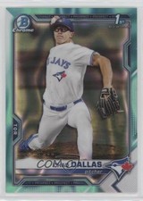 2021 Bowman Draft Chrome Aqua Lava Refractor 53/199 Chad Dallas #BDC-23 0rs9
