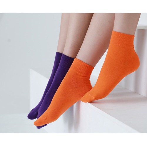 5 pares de calcetines de algodón de color puro calcetines de algodón para mujer calcetines de algodón - Imagen 5 de 12