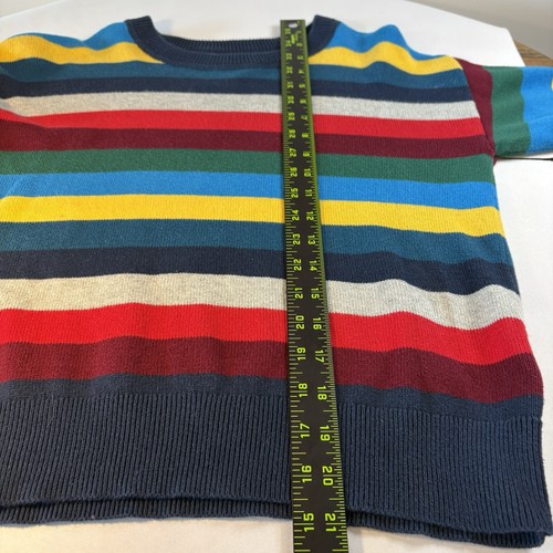 GAP Kids Multicolor Striped Sweater Long Sleeve Crewneck Style Size M(8) - Picture 10 of 12