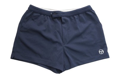 Vintage SERGIO TACCHINI Tennis Shorts XL navy blue classic retro sport style 90s