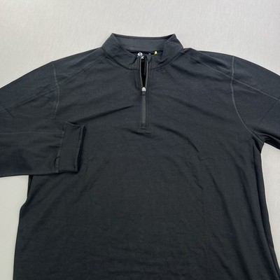 Tasc Performance Carrollton 1/4 Zip Shirt/Sweater  Soft Mens XL Black NWT