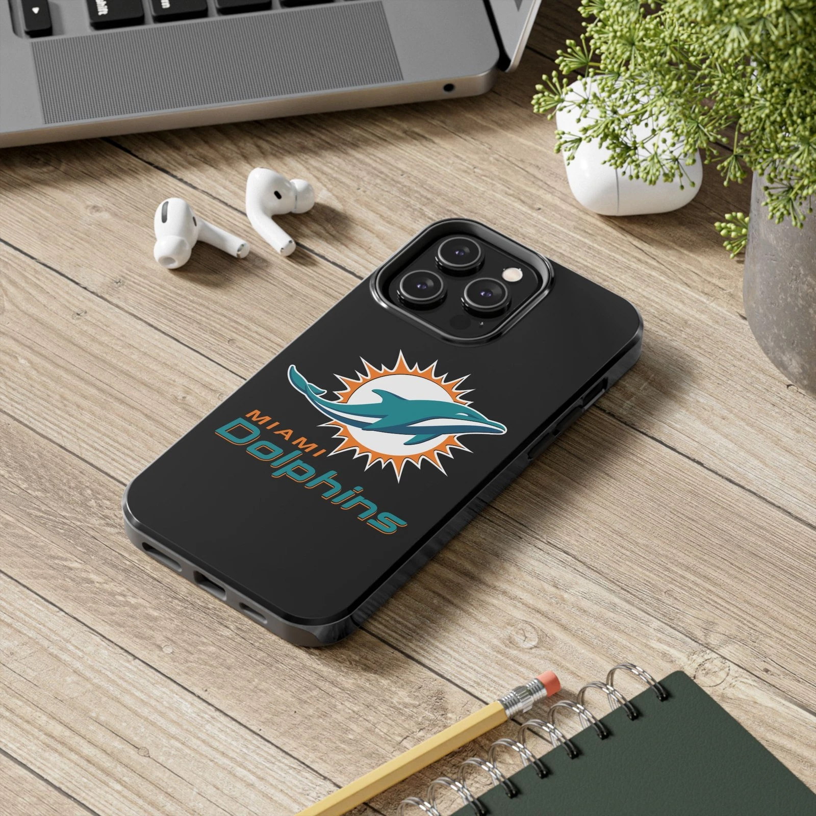 Miami Dolphins Tough Phone Case for iPhone