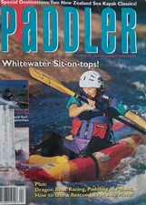 Paddler Magazine April 1996 Dragon Boat New Zealand Sea Kayak Rescue Poland Surf