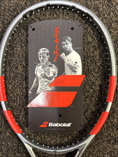 New Babolat Pure Strike 97 Carbon Grey - Grip Size 4 3/8