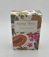 NEW Aloha 'Aina Soap 5oz Plumeria Nectar Pure Hawaiian Naturals Bar