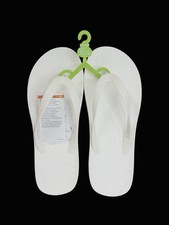 Crocs Adult Flip Flop Summer Pool Sandals White Womens Size 10/Mens Size 8