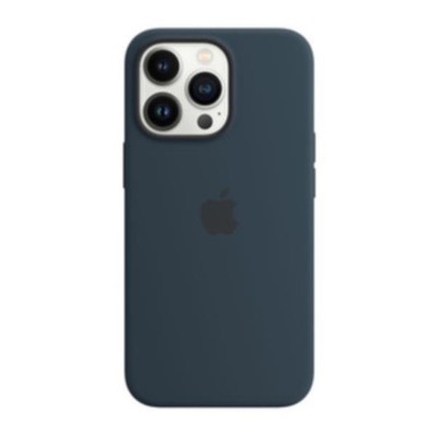 Apple iPhone 13 Pro Silicone Case with MagSafe   Abyss Blue
