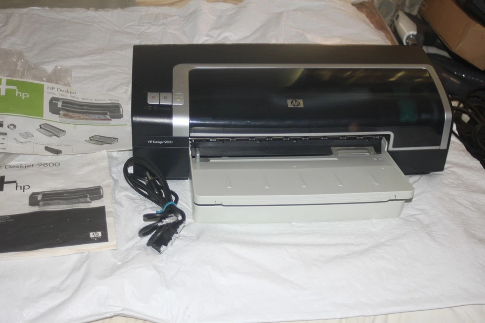 HP Deskjet 9800 Wide Format Color Printer (No Ink) UNTESTED (AS IS) - Image 3 of 4