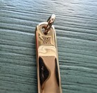 Monica Vinader Havana Bar Pendant Charm 18k Rose Gold Vermeil — photo 3