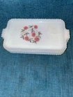 Vintage Fire King Snack Plates, Milk Glass - Set of 4