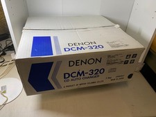 Denon DCM-320 CD Player Made in Japan w/ Remotes - Working w Box manual