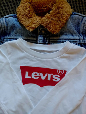 Levi s Baby Sherpa Denim Jacket + Logo Tee Set 12M NWT   Fall Outfit Bundle