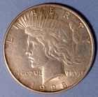 1928-S Peace Silver Dollar XF Condition but you grade it