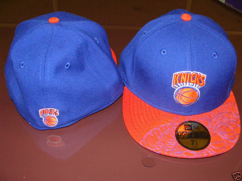 New York Knicks NBA Custom New Era Hat Cap 7 1/8 Orange | eBay