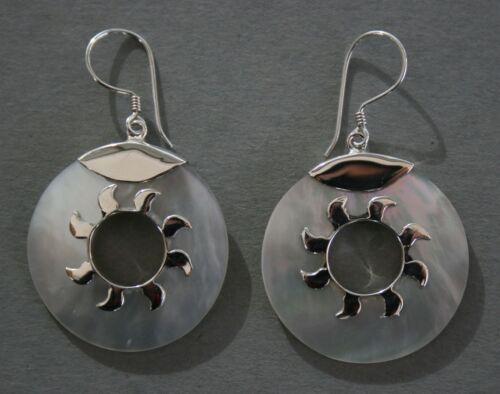 Muschel Ohrringe  Sterling Silber - Bild 1 von 1