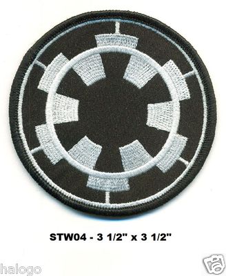 STAR WARS IMPERIAL FORCES HOOK VEL-KRO PATCH - STW04V