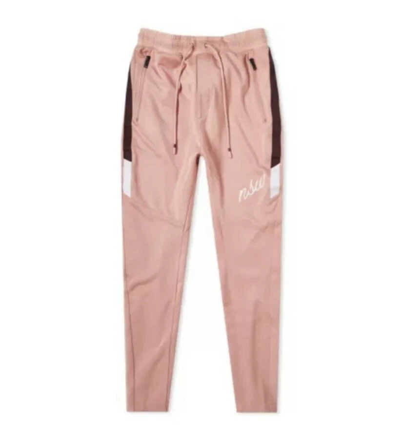 NIKE NSW SPORTSWEAR POLYKNIT OH PACK PANTS RUST PINK WHITE 928587 685 sz L