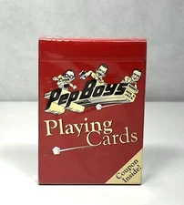 Pep Boys Collectible Playing Cards Manny Moe and Jack Hard To Find Sealed New