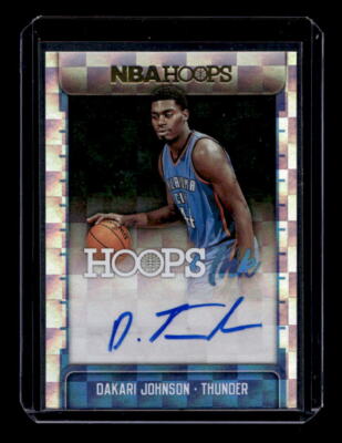 2017-18 Hoops Ink #5 Dakari Johnson Auto - NM-MT EXACT SCAN