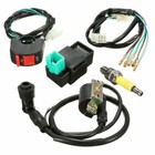 5 Wiring Loom Kill Switch Coil Cdi Spark Plug Kit For 110Cc 125Cc 140cc Pit Bike