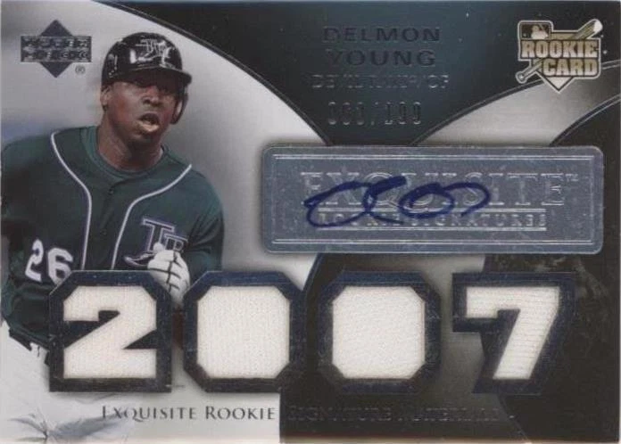 25+ Upper Deck Exquisite Rookie Signatures Baseball Trading Cards