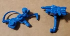 Lieutenant Leo Weapons Accessories LOT 2 Vintage TMNT Mutant Military 1991