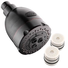 New Water softener Fixed Shower Head with 3 Filter Cartridges