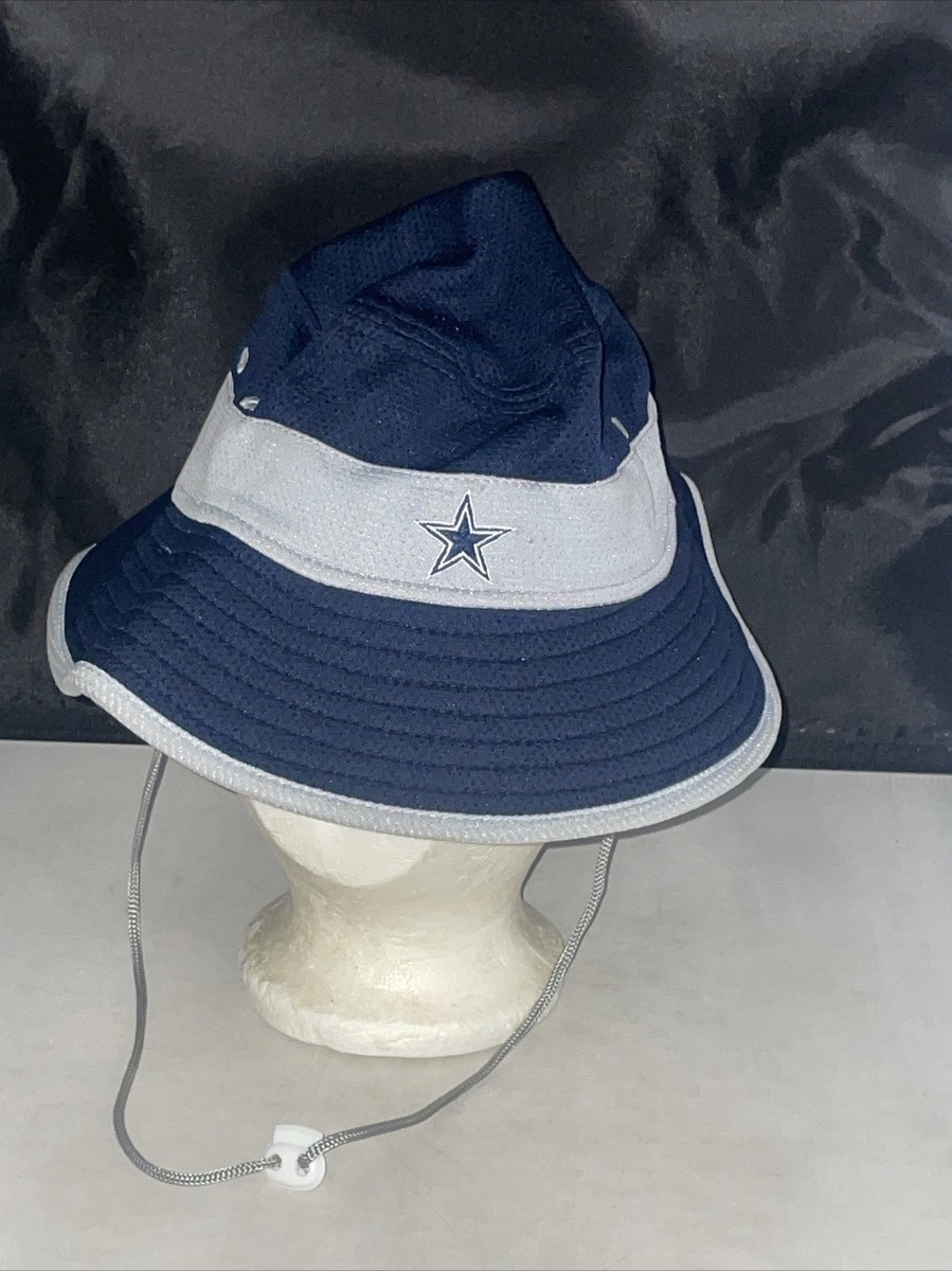 New Era Dallas Cowboys Football Official Blue Gray Bucket Hat Size Adult  OSFM