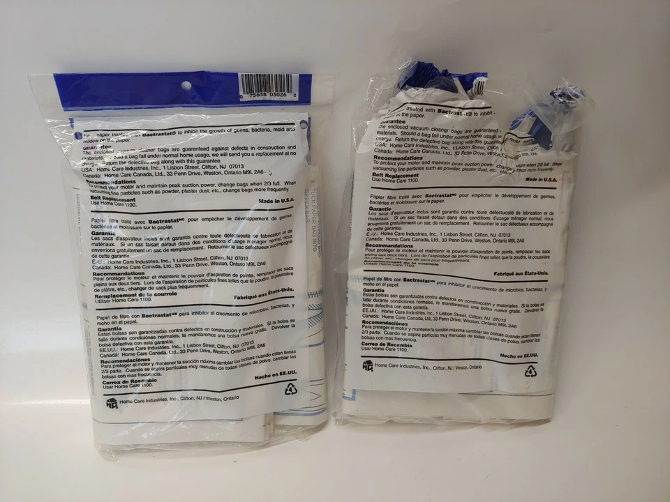 Eureka Upright Vacum Bags Style F & G ( lot of 5) - Image 3 of 4