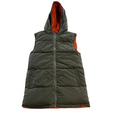 NWT Appaman Reversible Vest in Harvest Green/Orange 5Y
