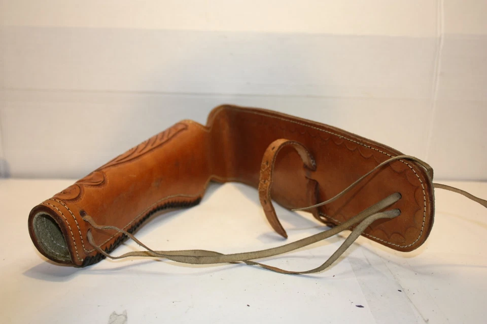 Vintage Leather Western Gun Holster - Image 3 of 3