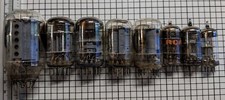 Batch of 8 vacuum tubes, unknown condition