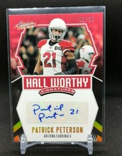 2020 Panini Absolute PATRICK PETERSON Hall Worthy AUTO 01/10 Cardinals SSP 🔥