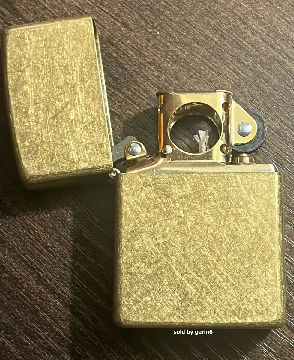 Zippo Brass Pipe Lighter With Street Brass Finish, 48267GPI, New In Box Zippo Brass Pipe Lighter With Street Brass Finish, 48267GPI, New In Box