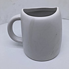 Cat Face 10 oz Mug White Minimalist Feline Super Cute! — photo 2