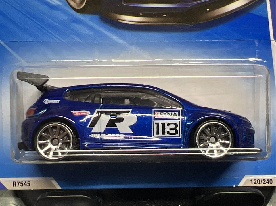Coche diecast Hot Wheels 2010 All Stars 10 Volkswagen Scirocco GT24 azul 02/10 Foto 2 de 4