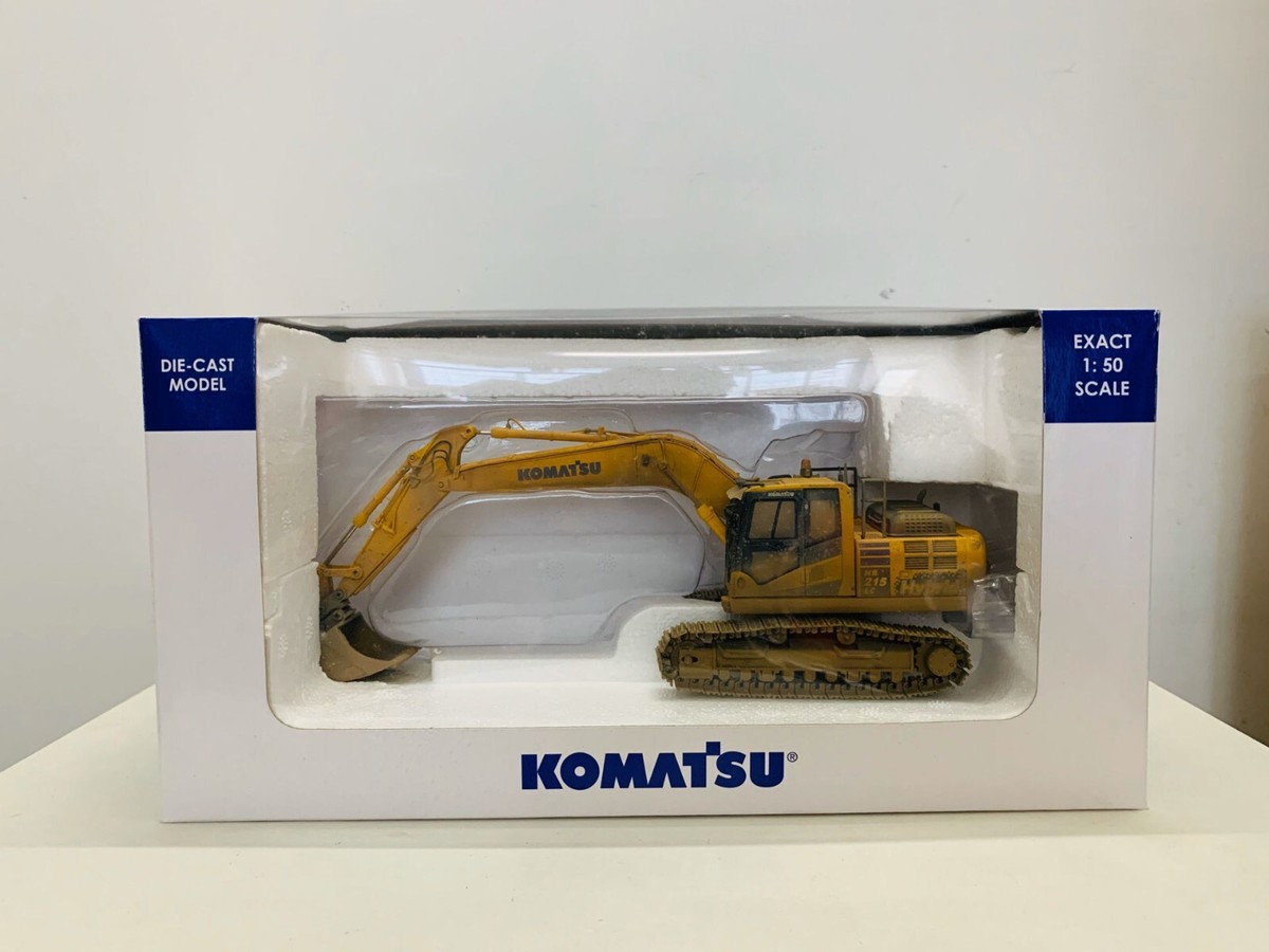1:50 Scale Die-Cast Model Komatsu HB215LC-2 Excavator Muddy