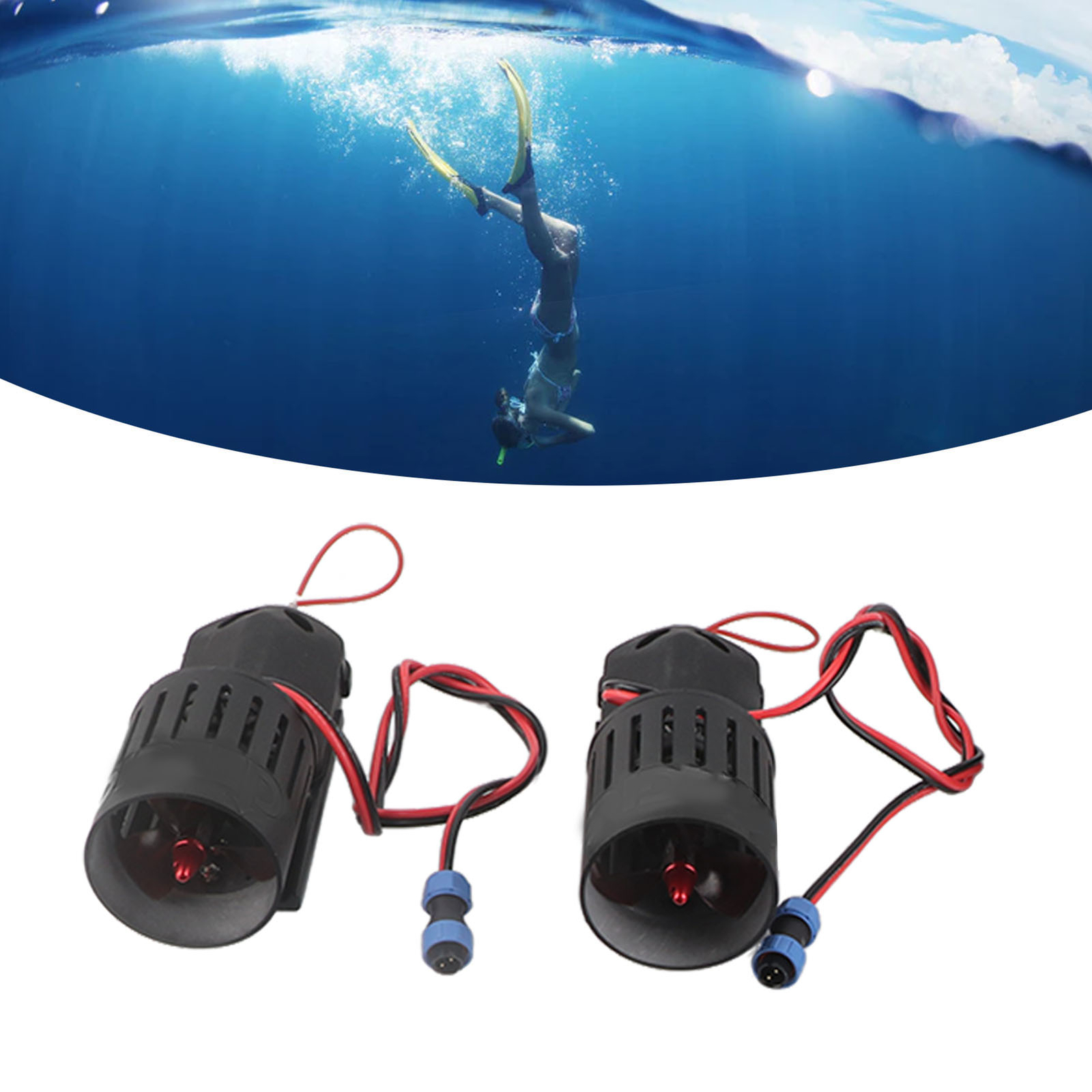 DIDEEP 24V Underwater Thruster Wearable Underwater Electric Thruster Diving AC
