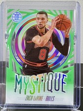 Zach LaVine 2019-20 Panini Illusions Mystique Emerald Green #11 Chicago Bulls