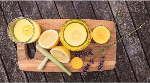Prices Citronella Maxi 4 Pack Tealights Wax Fly Deterrent Outdoor BBQ Garden Set - Picture 3 of 18