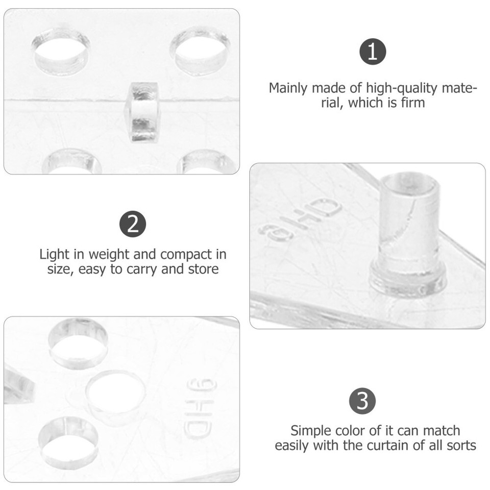 20 Pcs Roller Blind Hold down Clips Rv Brackets Hook Tilt