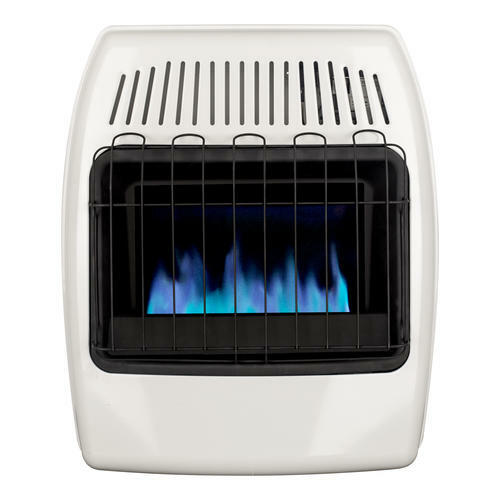 20000 BTU Dual Fuel Blue Flame Ventless Convection Floor Wall