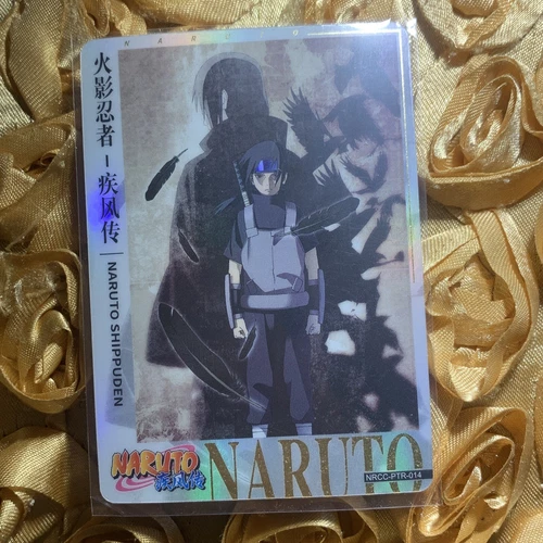 Tarjeta holográfica niña Sasuke & Itachi Uchiha NARUTO Generación ACG Anime Waifu
