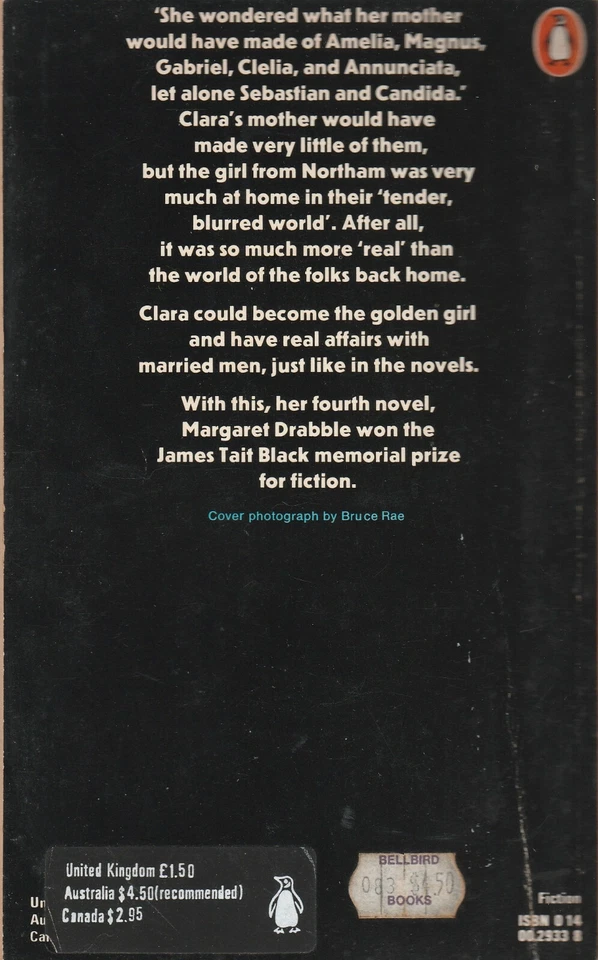 JERUSALEM THE GOLDEN by Margaret Drabble PB 1981 - image 2 of 2