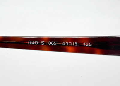 Emporio Armani 640-S 063 Sunglasses Frames Womens Brown 49  display picture 1