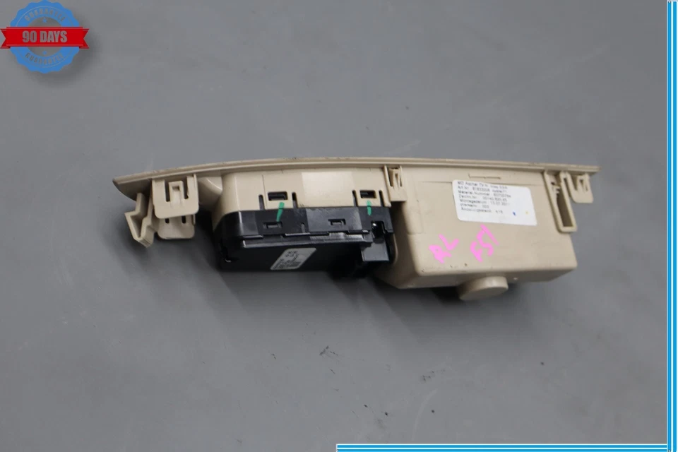 09-15 BMW 740i 750Li 750Li xDrive Door Left Window Sunshade Sun Shade Switch Oem - Image 2 of 4