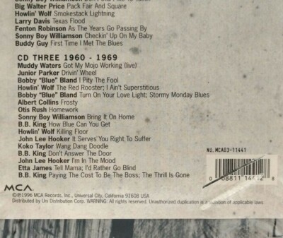 Blues Classics Three CD and 64-Page Booklet 1927-1969 Box