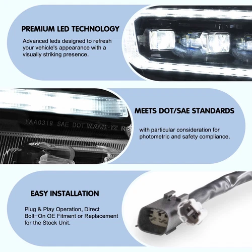 VLAND LED Projektor Scheinwerfer Für 2016-2021 Ford Ranger (T6) Raptor W/Startup - Picture 6 of 9