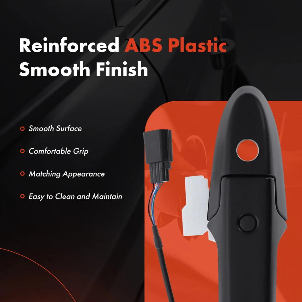 Maçaneta externa frontal esquerda com primer com furo de fechadura para Honda HR-V 2016-2021 City - Imagem 4 de 4