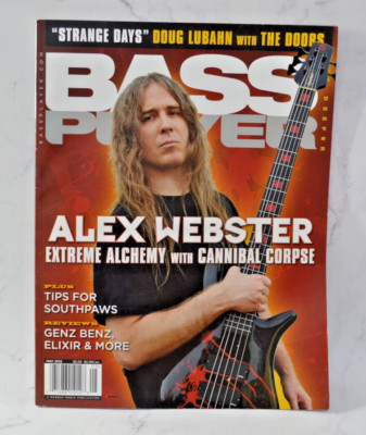 Bass Player Magazine May 2012 - Alex Webster 
